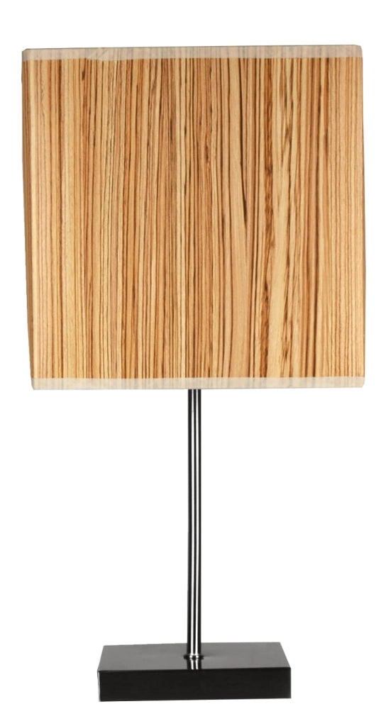 Lampada da tavolo Candellux Cajman argento E14 40cm