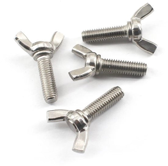Set di Viti a Vela 10 pezzi - M8x50 - Viti a Vela - Acciaio Inox - Resistenti allo Sfregamento - Resistenza alla Corrosione - Viti a Vela