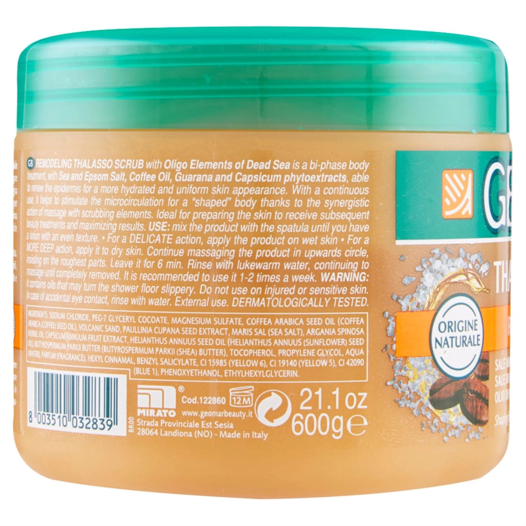 GEOMAR THALASSO SCRUB 600GR RIMODELLANTE