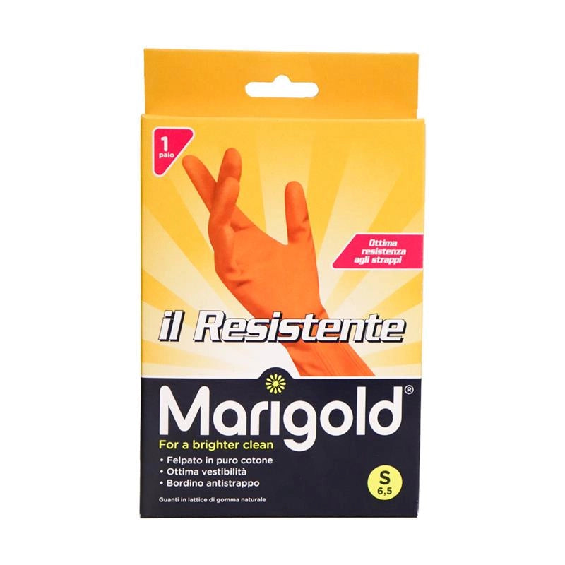 MARIGOLD GUANTI FELPATI IN PURO COTONE E LATTICE IL RESISTENTE TAGLIA S 6,5