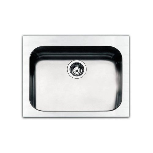 Lavello incasso in acciaio inox 57x51 cm - Cromo