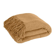 Coperta a quadri marrone per brindare 130x170cm DENARLA