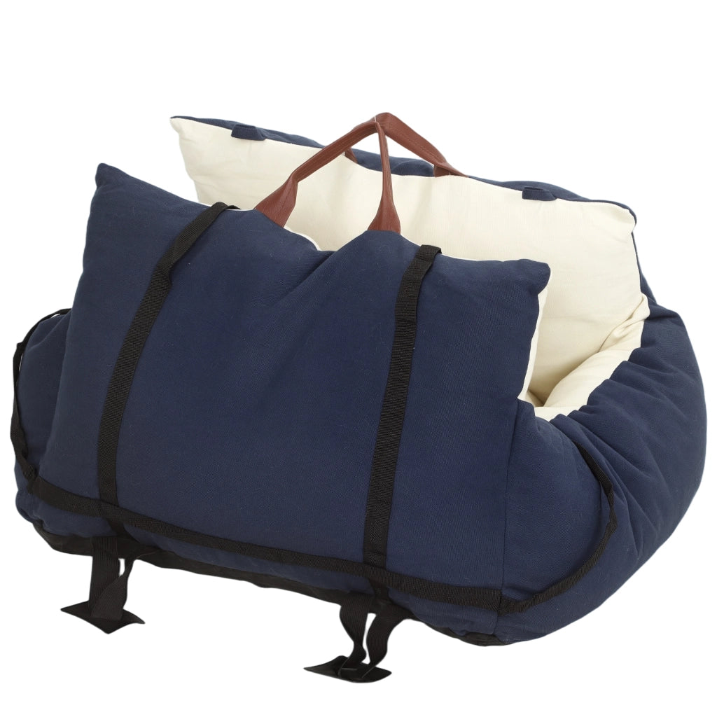 Seggiolino Auto per Cani ¨C Minimal ¨C Blu