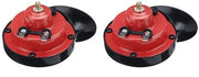 Dual Tone autoclaxon - Acustico bipolare - Impermeabile - Adattamento universale - Adatto per auto, motocicletta, camion e barche
