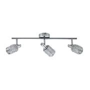 Faretto da soffitto 3 luci orientabile cromato G9 Italux