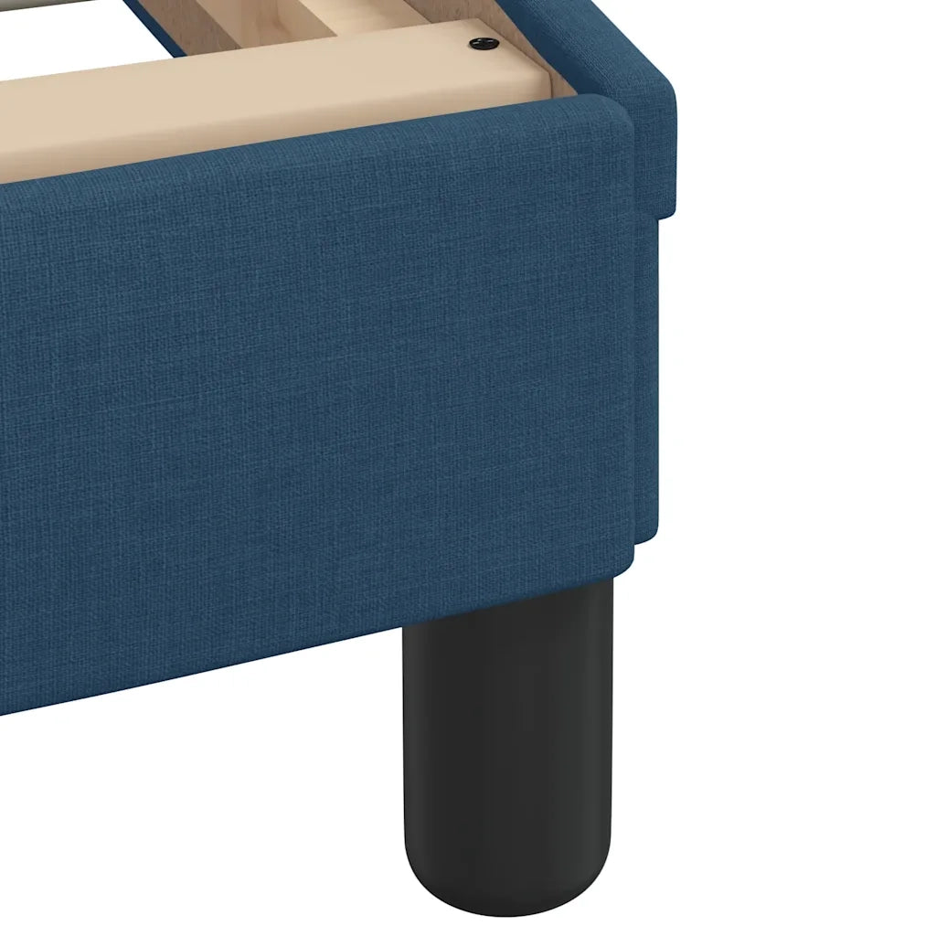 Letto con Materasso Blu 140x190 cm in Tessuto 3310740