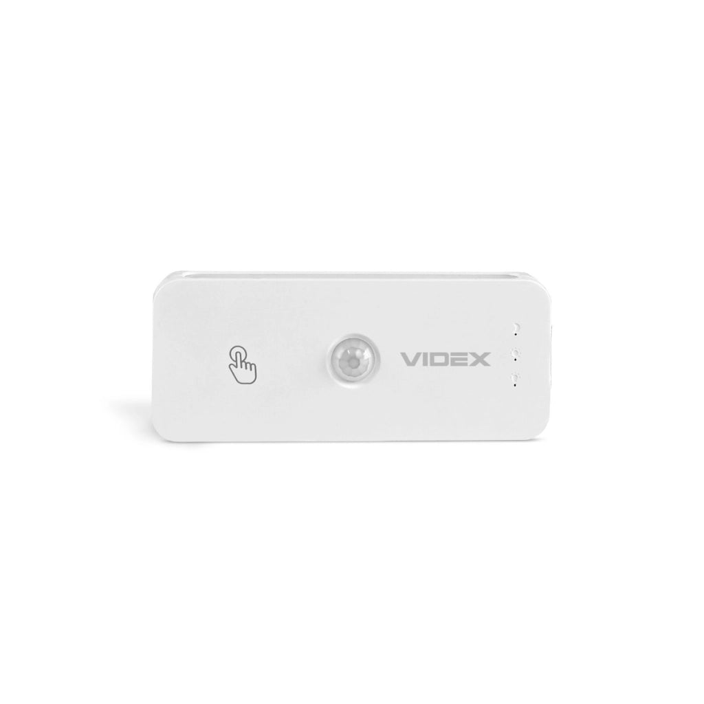 Lampada LED ricaricabile PIR USB‑C magnetica Videx VL‑NL053W‑S