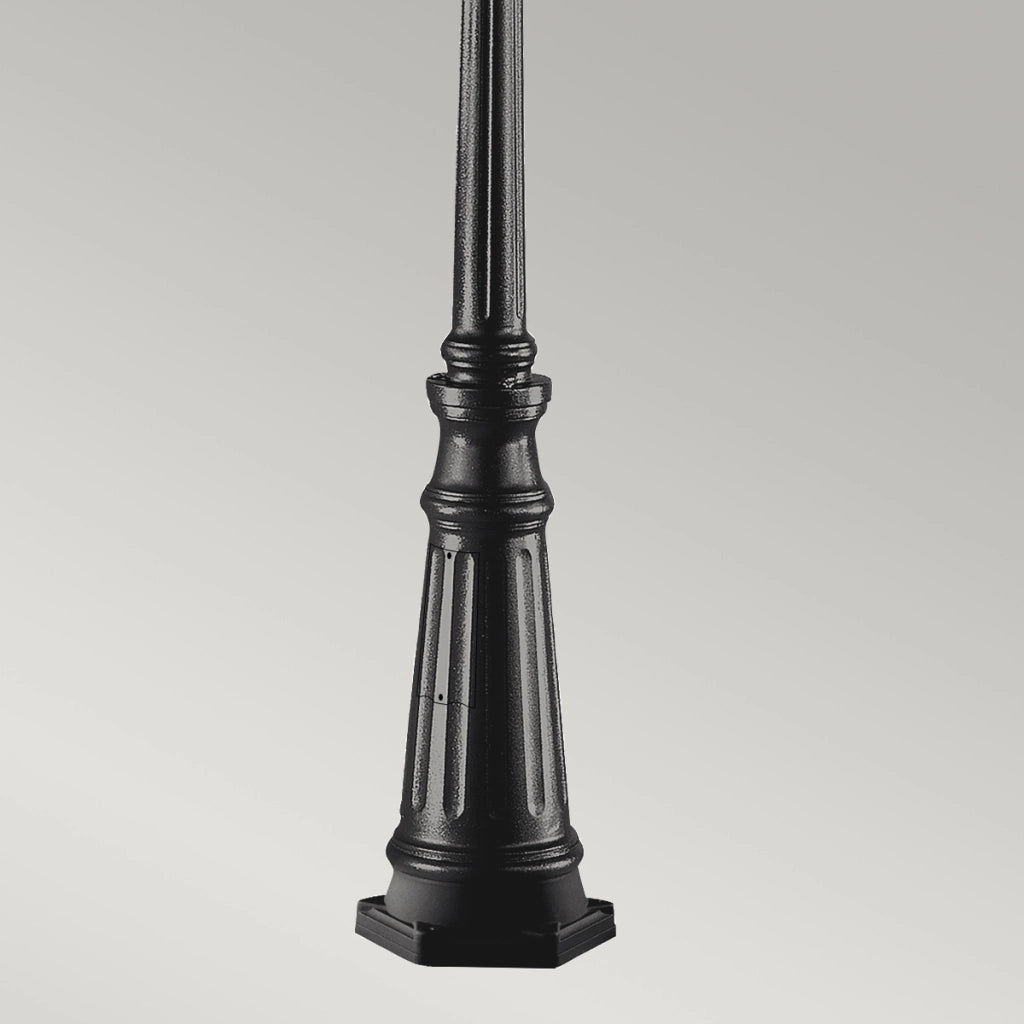 Lanterna da giardino retro nera E27 60W IP44 Elstead