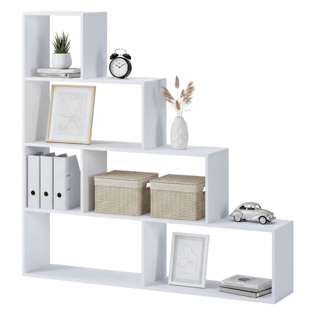Biblioteca Serole, Libreria 3 Ripiani, 145x28x143h cm Bianco