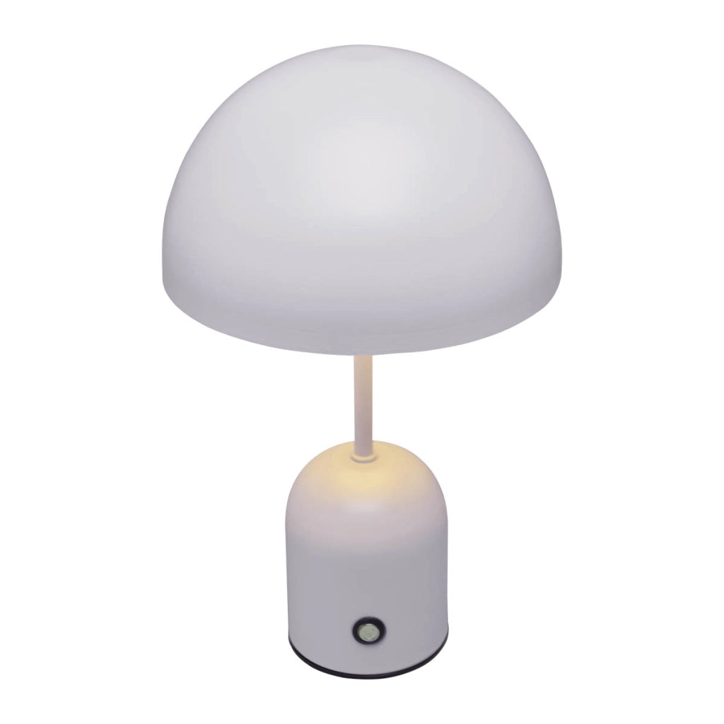 Lampada da tavolo fungo moderna grigia LED 2W CCT dimmer