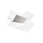 Lampada da soffitto moderna 1088/70-BI Vetri Bianchi 4xE27
