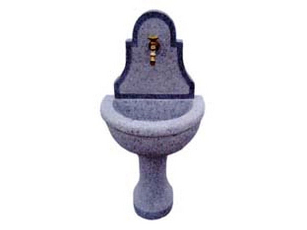 1pz fontana a parete in granito grigio - cm.130h. - peso kg.160 - colore grigio cod:ferx.fer37525
