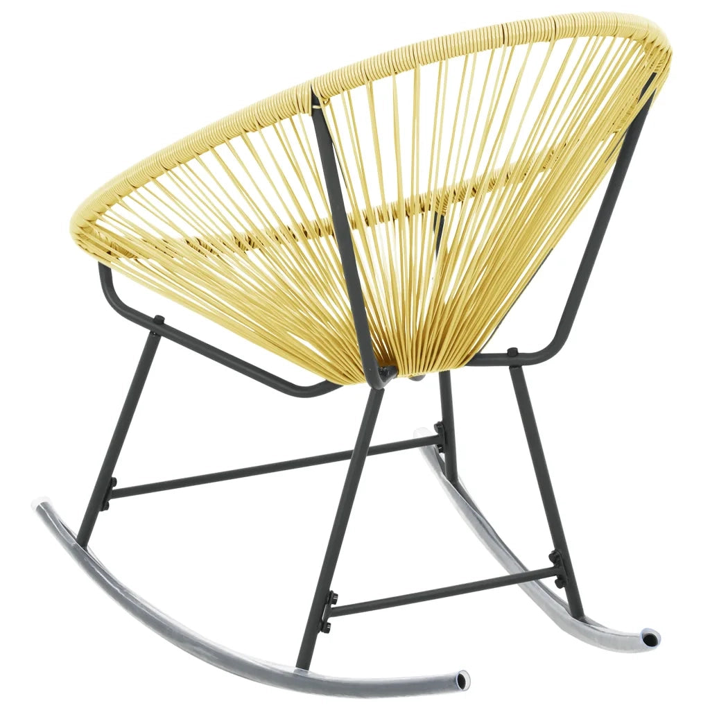 Sedia Acapulco per Giardino | Sedie da Esterno in Polyattan Beige