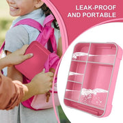 Tasca per bambini con contenitori, 1300 ml, lunchbox, per asilo nido e scuola elementare
