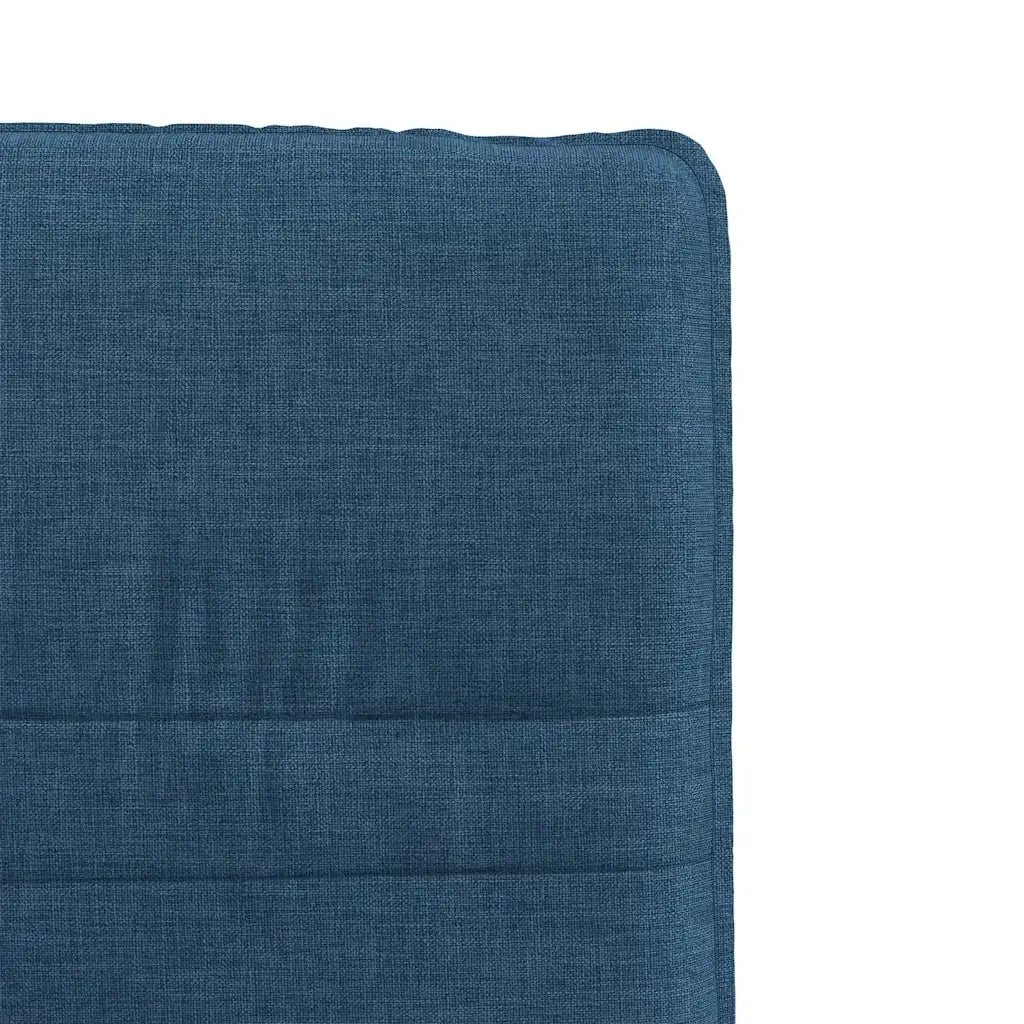 Sedie da Pranzo 4 pz Blu in Tessuto 3315363