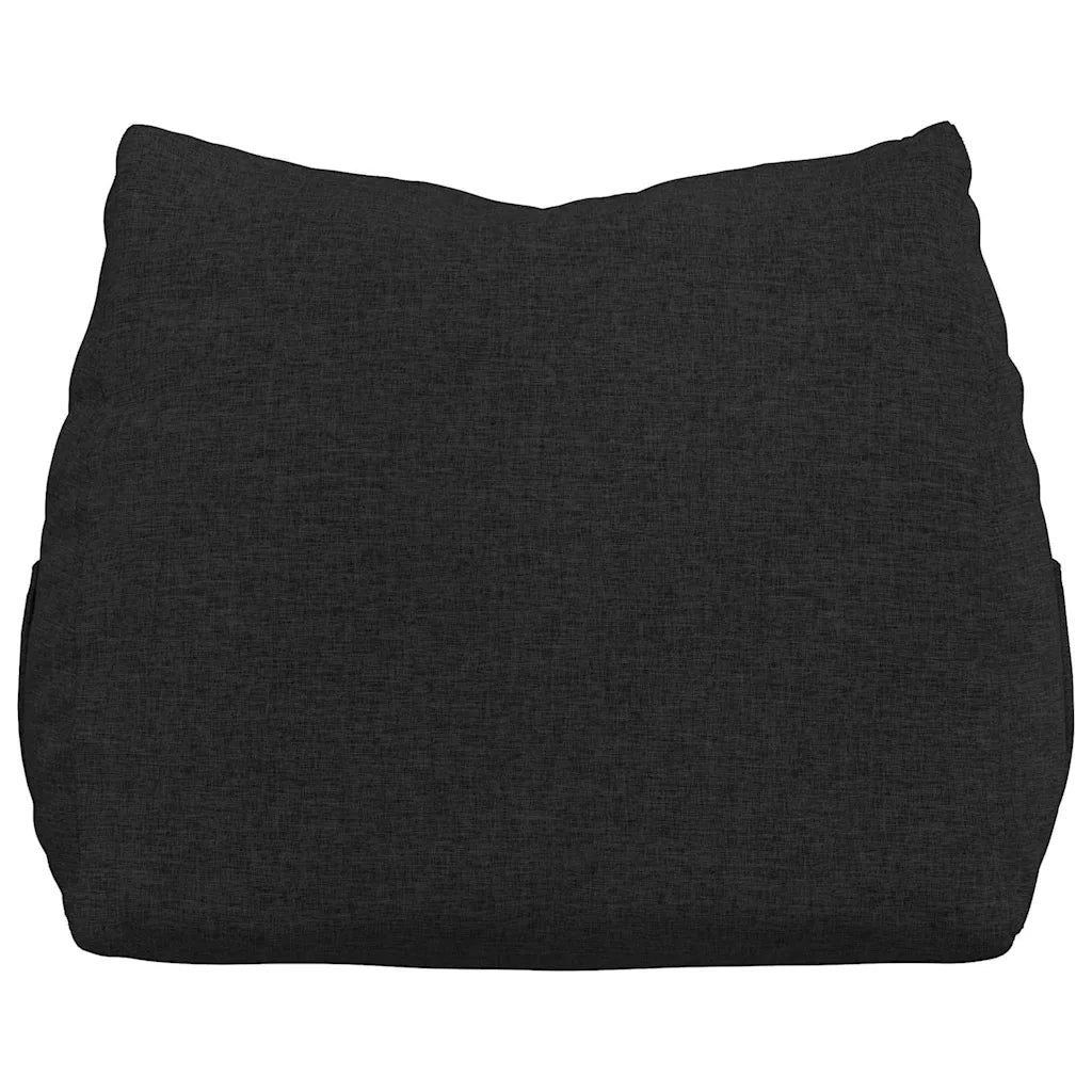 Cuscino per Schiena | Cuscino dorsale Nero 60 x 20 x 50 cm Tessuto