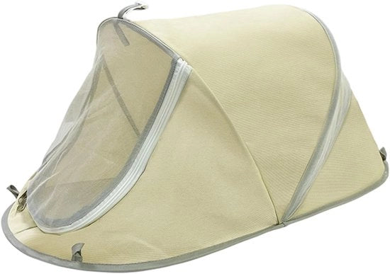 Tenda per Animali Respirante 68cm – Impermeabile e Resistente ai Raggi UV – per Gatti, Piccoli Cani e Puppi (Interni ed Esterni) - Bianca