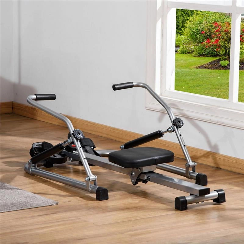 VOGATORE PIEGHEVOLE 4 LIVELLI DI RESISTENZA E DISPLAY ACCIAIO E ABS 129X70X70 CM