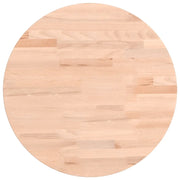 Piano per Tavolo | Superficie Tavolo | Piano Scrivania ?40x1,5 cm Rotondo in Legno Massello di Faggio