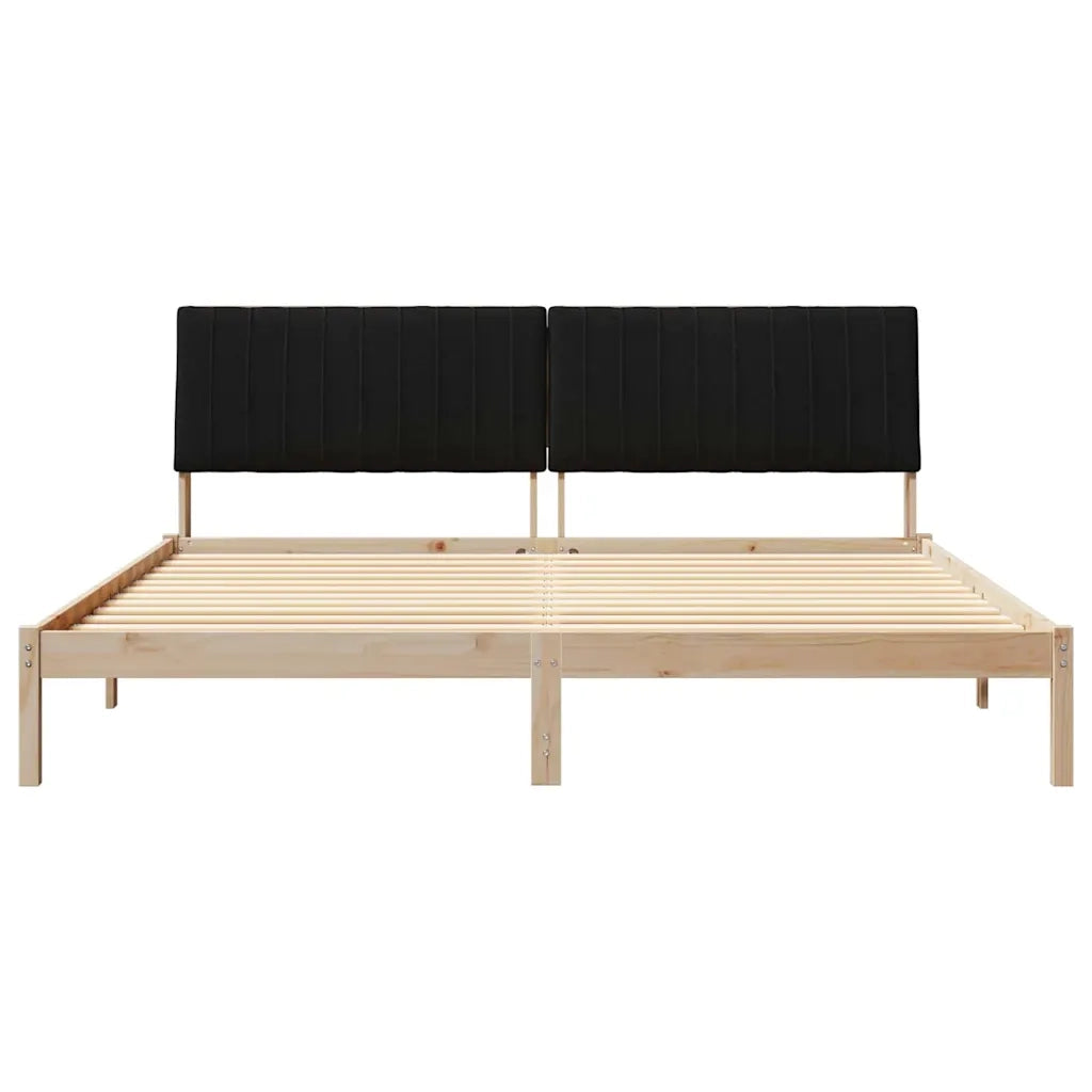 Struttura del letto Marrone 200 x 200 cm Pino massello 3394400