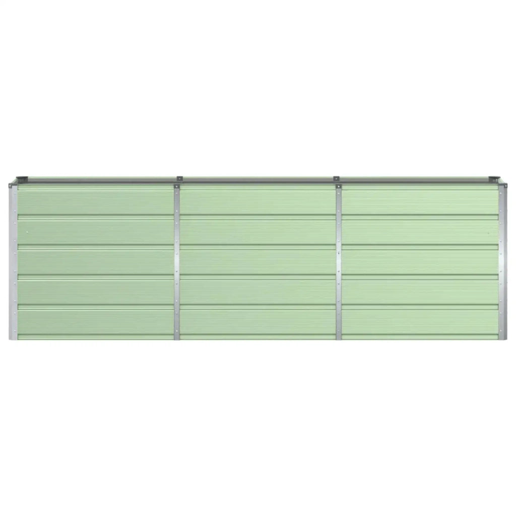 Fioriera | Cassetta per fiori | Vaso Verde 240 x 40 x 75 cm Acciaio