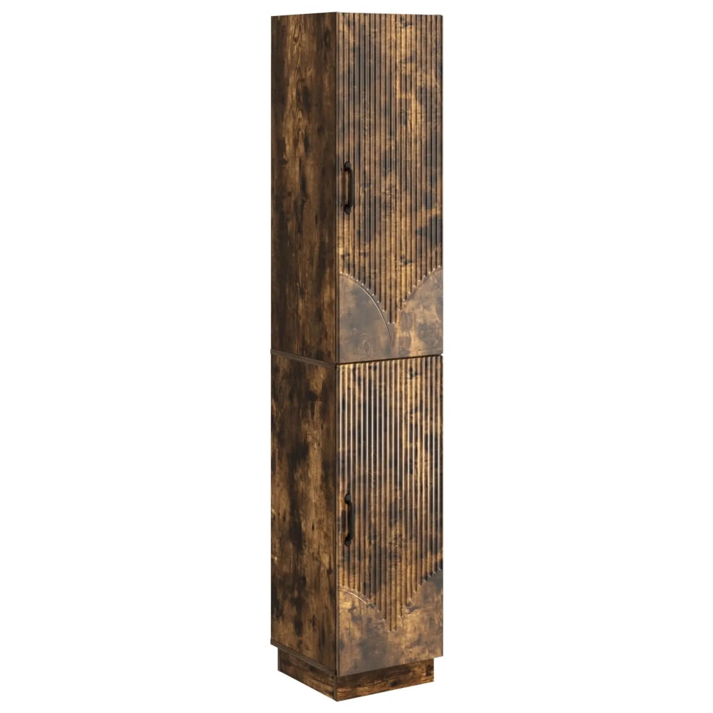 Set di armadi 2 pz Rovere Fumo Legno ingegnerizzato 3416795