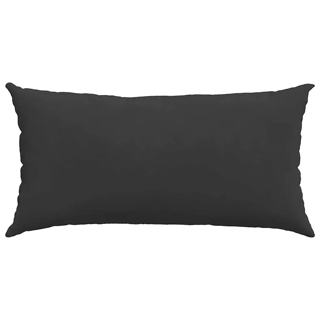 Cuscini da Divano 2 pcs Nero 80 x 40 cm Tessuto 42013728