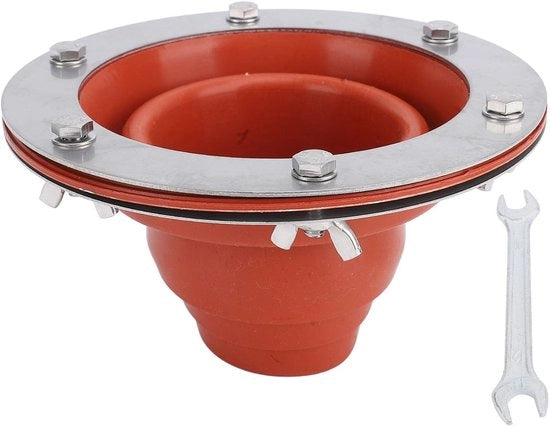 Kit di installazione per camino - Stufa a gas per tenda - Resistente al calore - Progettata per proteggere - Fatto di acciaio inossidabile - Installazione facile - Adatto per camino con diametro 4,5-10 cm - Modello per kit di installazione per camino.