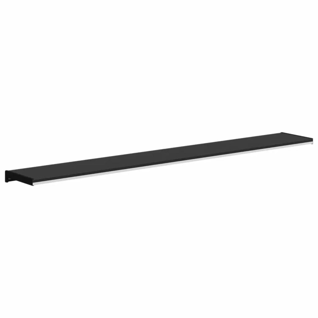 Soglia della Finestra Nero con Venature del Legno PVC CFW2210793