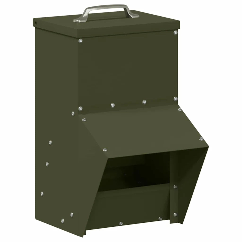 Feeder per pollo Verde oliva 20 x 25 x 35 cm 874697