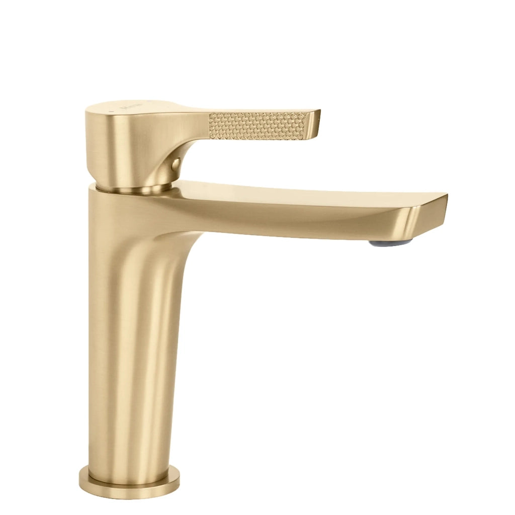Rubinetto Da Lavabo Premium Rea Maxim Brush Gold Low