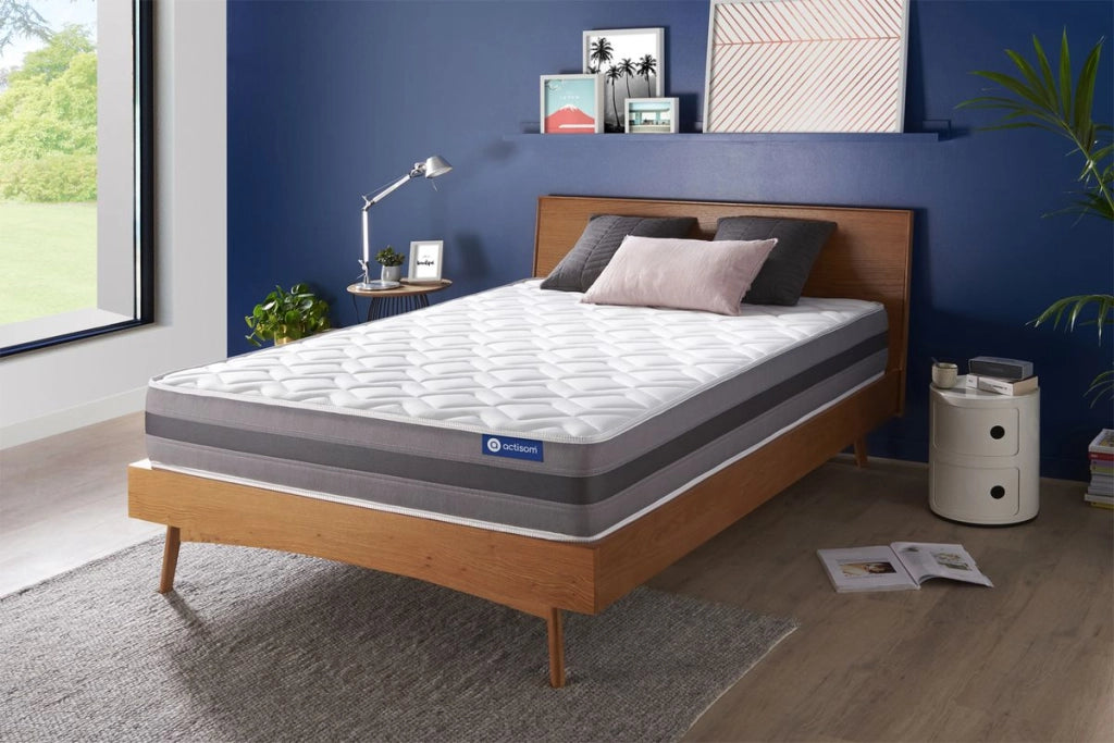 Materasso Actiflex relax 130x220cm - Spessore : 24cm - Molle insacchettate e memory foam - Moderatamente rigido