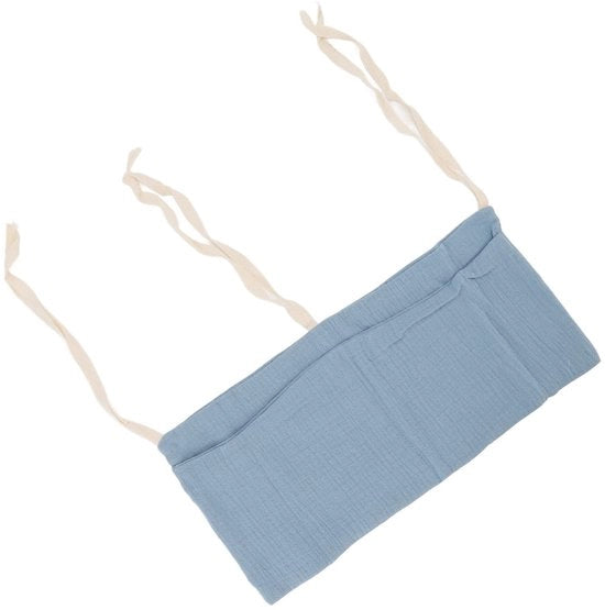 Tas di stoccaggio in cotone - 2 tasche - 38 x 18 cm - sicuro per bambini - tasca da appendere