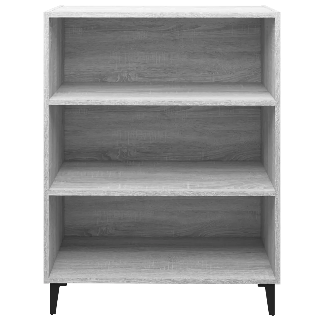 Credenza Grigio Sonoma 69,5x32,5x90 cm in Legno Multistrato 817379