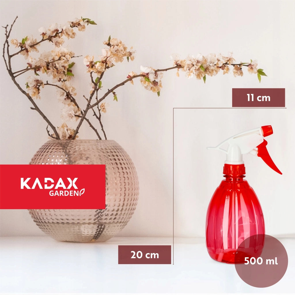 Spruzzatore KADAX per piante e fiori, 550 ml, manuale e regolabile.