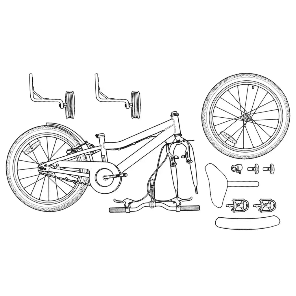 Bicicletta per Bambini | Bici per bambini 14 Pollici per bambini da 3 a 5 anni