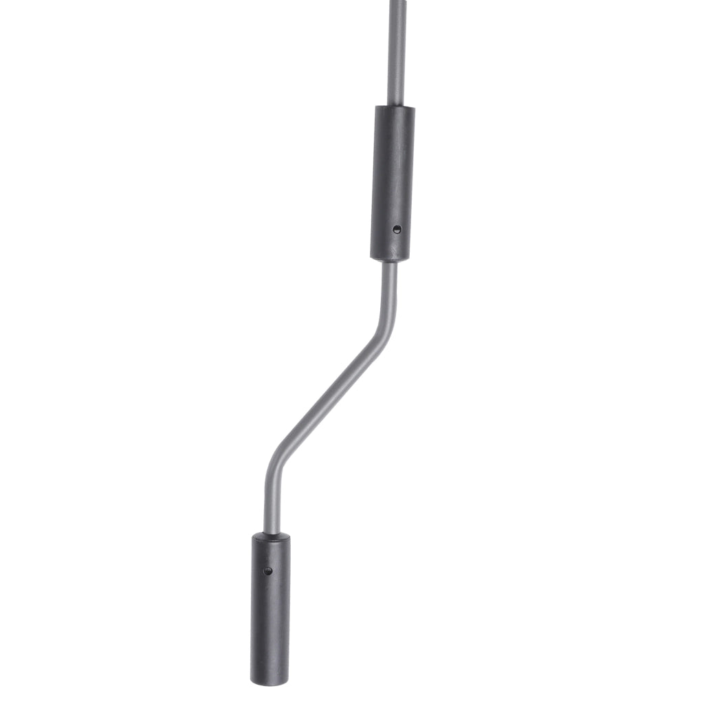 Tenda da Sole a Bracci per Balcone con Manovella ¨C Xylo ¨C Grigio, 200x120 cm, UV, Senza Forare