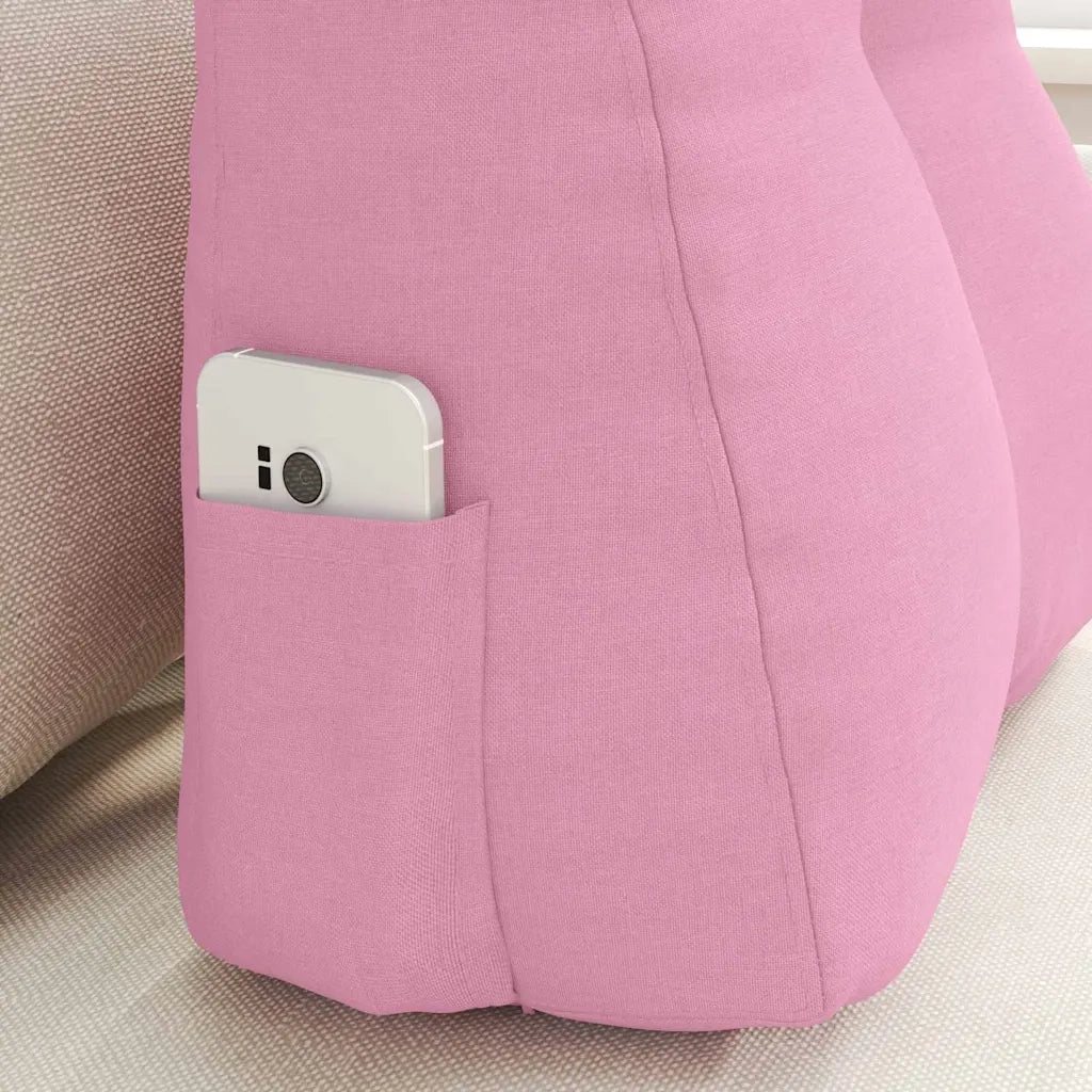 Cuscino per Schiena | Cuscino dorsale Rosa 45 x 24 x 50 cm Tessuto