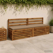 Cuscino per panchina SOEST 100% Poliestere Tortora 949190
