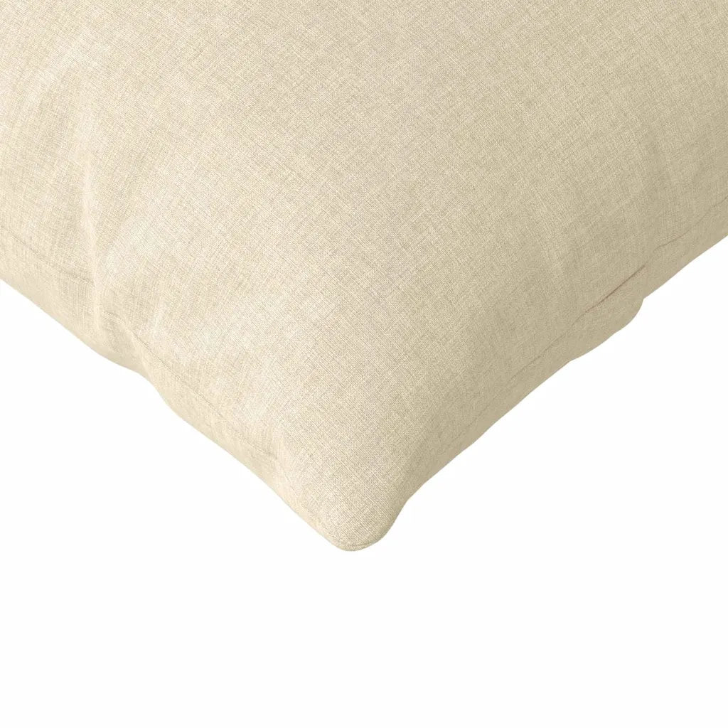 Cuscini da Divano 2 pcs Crema 200 x 40 cm Tessuto 42013875