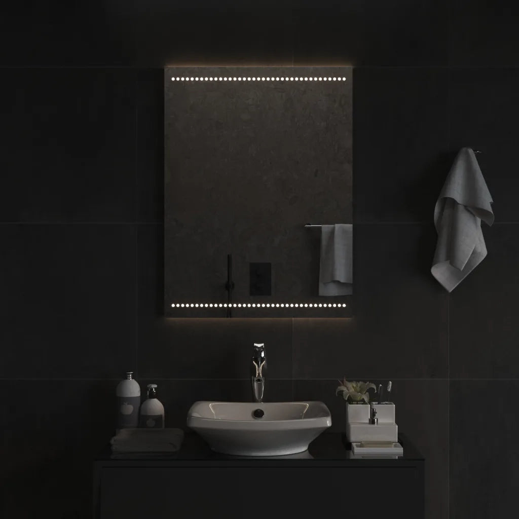 Specchio da Bagno con Luci LED 60x80 cm 3154051