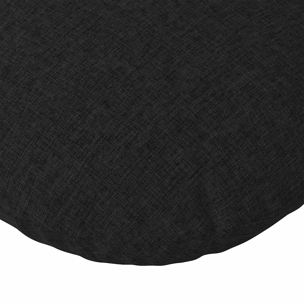 Cuscini per Seduta 2 pz | Cuscini per sedie Nero ?30 x 13 cm Tessuto