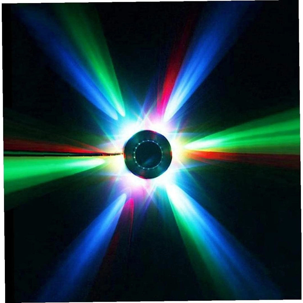 Trade Shop - Lampada Effetto Discoteca Da Tavolo Soffitto Led Rgb Multicolor Luce Rotante -