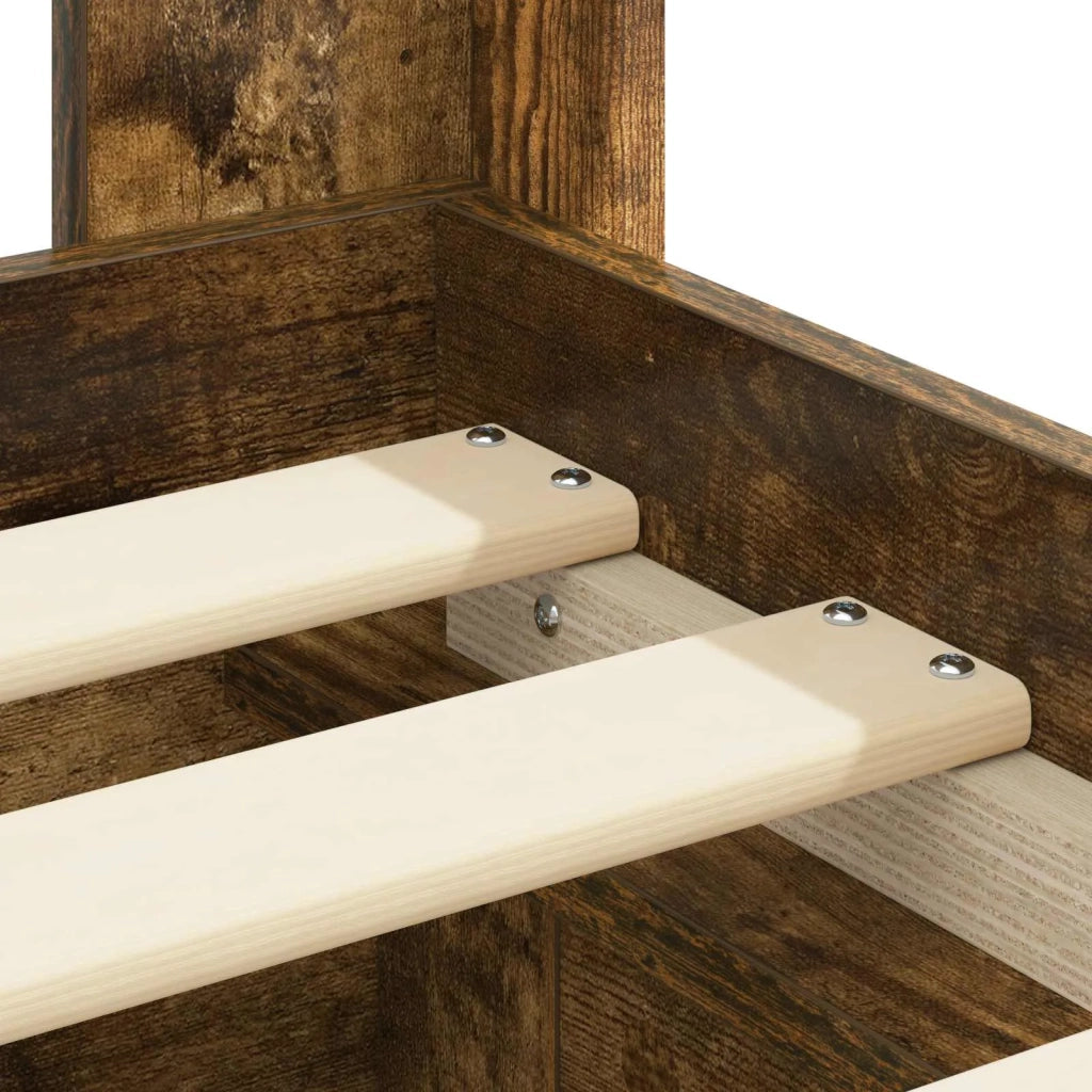 Letto da camera | Struttura del letto con stoccaggio e testata 3 pcs