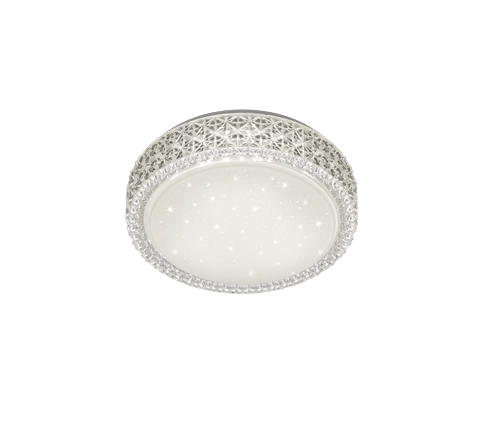 Plafoniera LED, acrilico, bianco, 28,6x8,6x28,6 cm, Pegasus