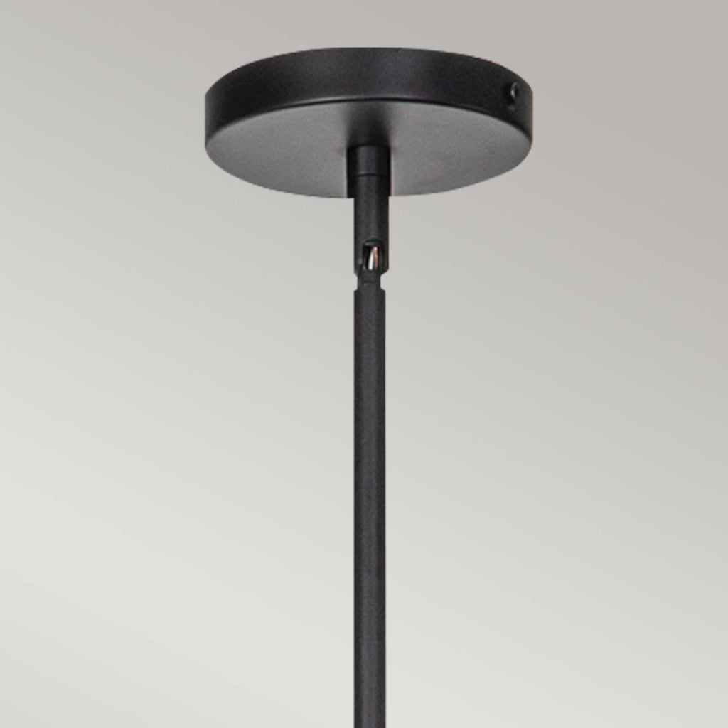 Lampadario industriale nero-oro 6xE14 Daphne Alora Mood