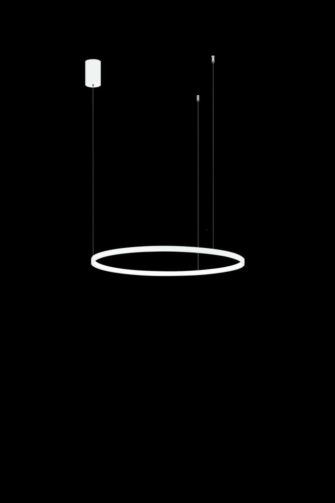 SOSPENSIONE SOEL D.60CM BIANCO LED CCT 3000-4000K 28W MAX 2697LM DIMMERABILE