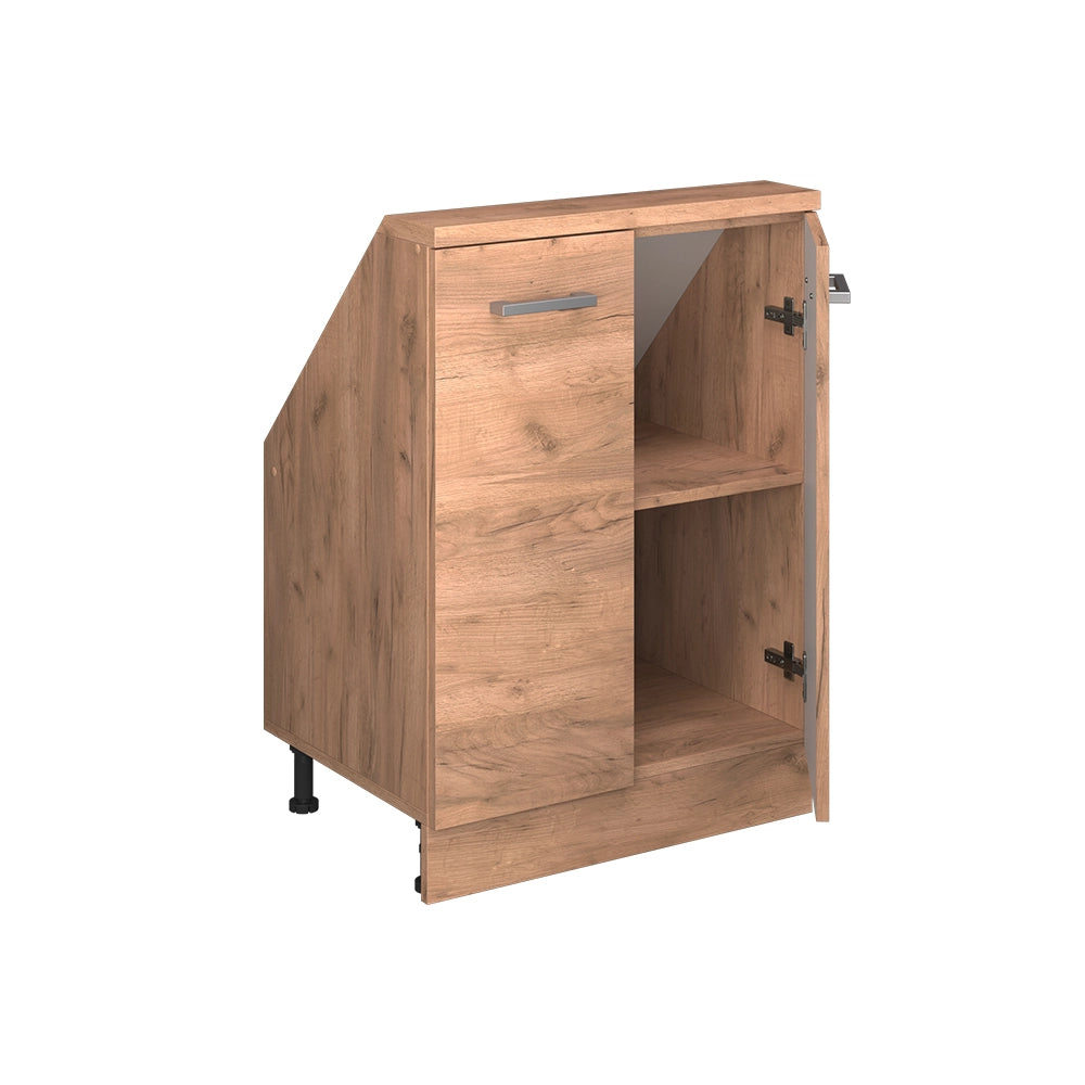 Mobile sottotetto Rion Rovere dorato/Rovere dorato con 2 porte Vicco