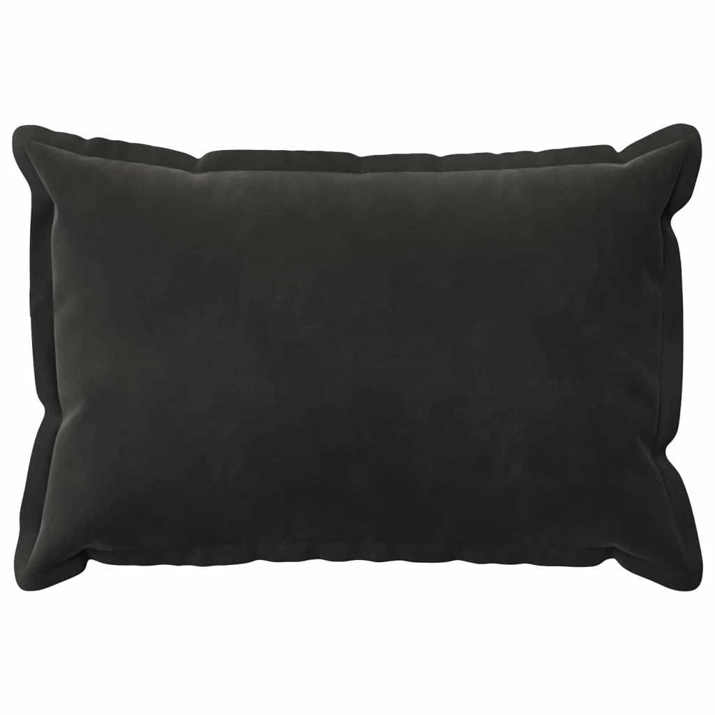 Federa 2 pcs HOUTEN Nero 50 x 80 cm Velluto 920059