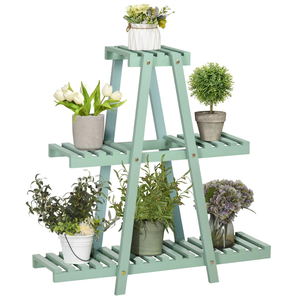 Scaffale per piante 3 livelli ¨C Minimal ¨C 76x26x76 cm verde